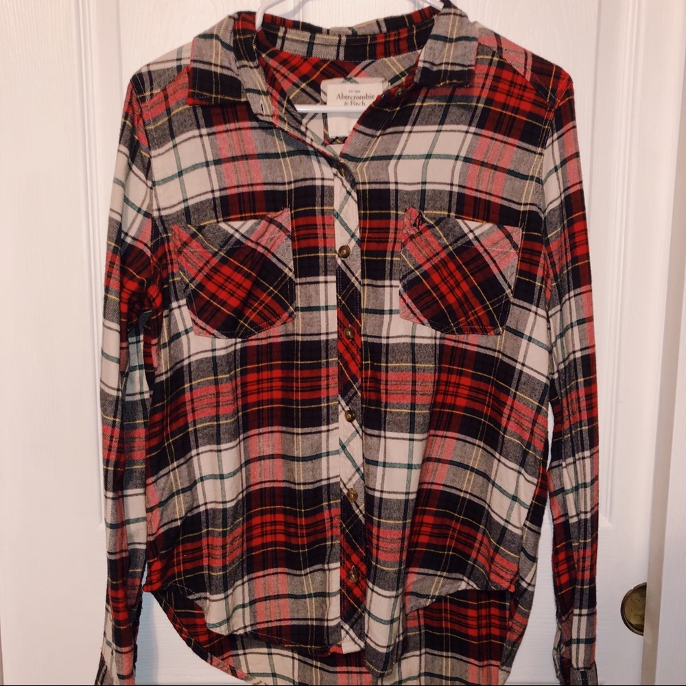 Abercrombie plaid button up